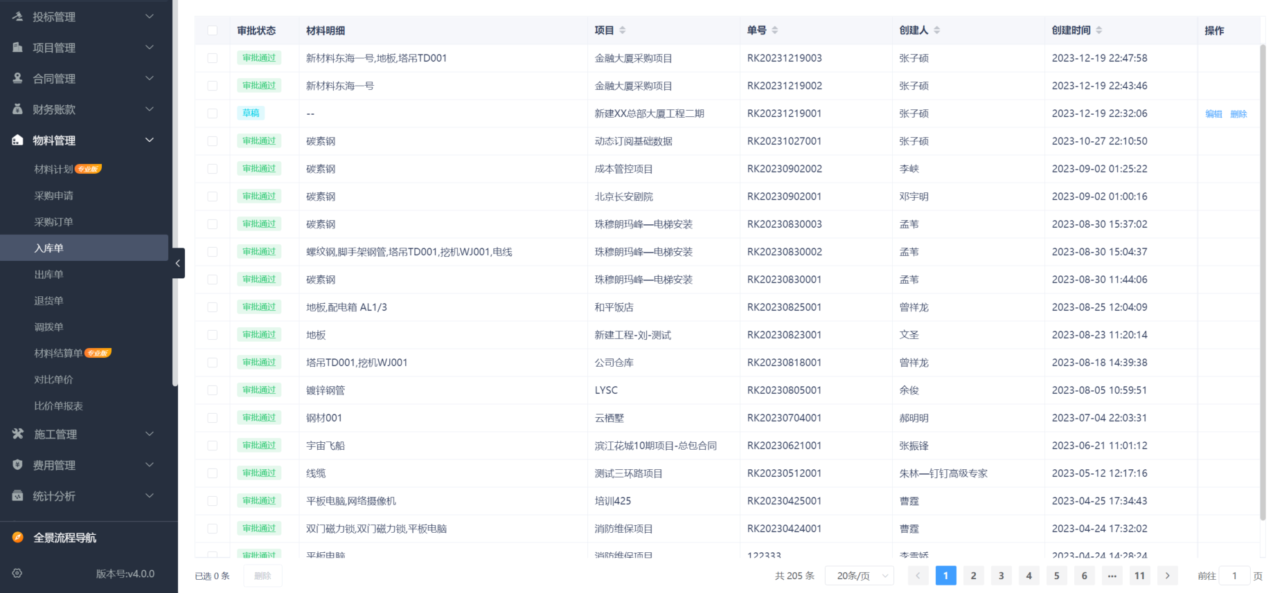 工程項目管理系統(tǒng)